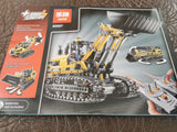 Motorised excavator building blocks